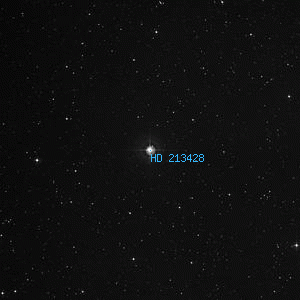 DSS image of HD 213428