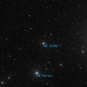 DSS image of HD 21362