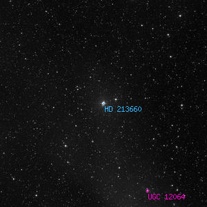 DSS image of HD 213660