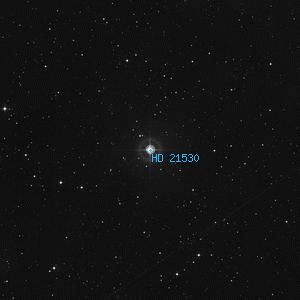 DSS image of HD 21530