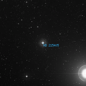 DSS image of HD 215405