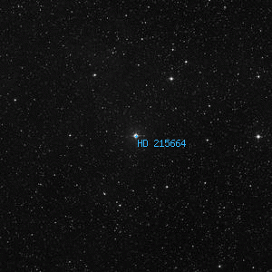 DSS image of HD 215664