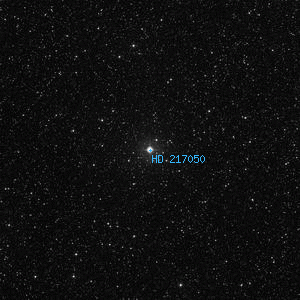 DSS image of HD 217050