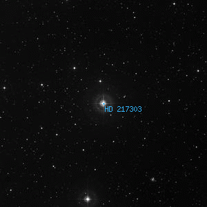 DSS image of HD 217303