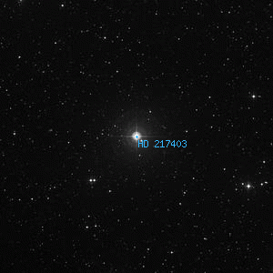 DSS image of HD 217403