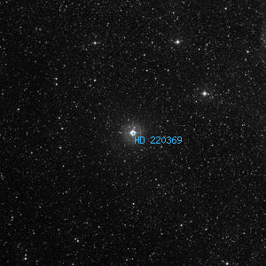 DSS image of HD 220369