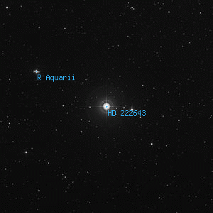 DSS image of HD 222643