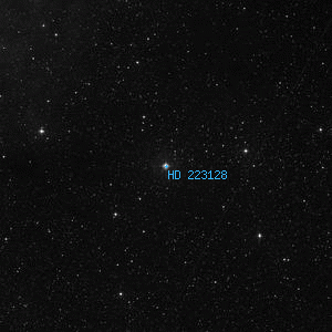 DSS image of HD 223128