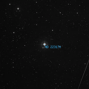 DSS image of HD 223170
