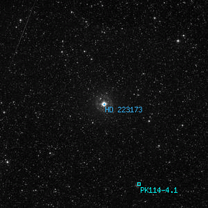 DSS image of HD 223173