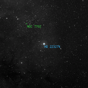 DSS image of HD 223274