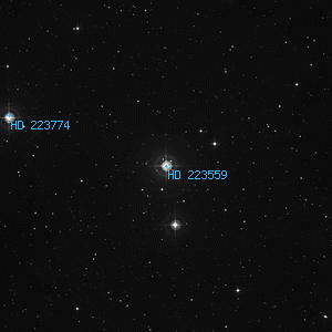 DSS image of HD 223559
