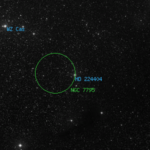 DSS image of HD 224404