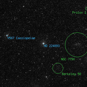DSS image of HD 224893