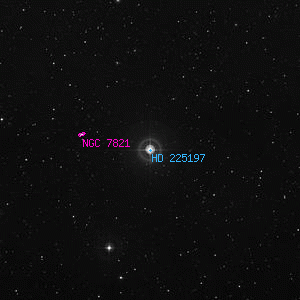 DSS image of HD 225197