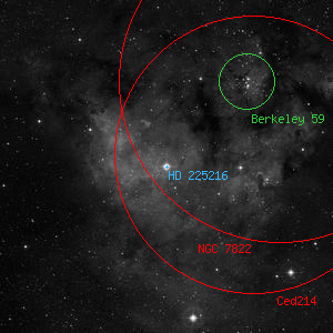 DSS image of HD 225216