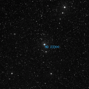 DSS image of HD 23300