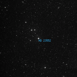 DSS image of HD 23552