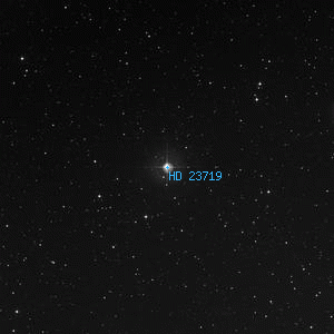 DSS image of HD 23719