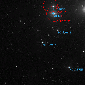 DSS image of HD 23923