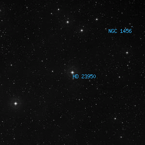 DSS image of HD 23950
