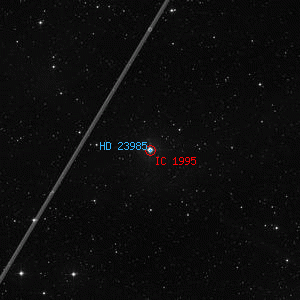 DSS image of HD 23985