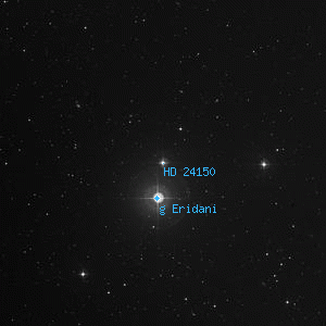 DSS image of HD 24150