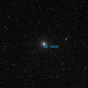 DSS image of HD 24480