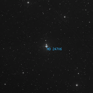 DSS image of HD 24706