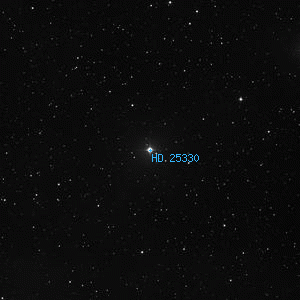 DSS image of HD 25330