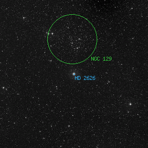 DSS image of HD 2626