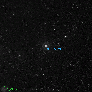 DSS image of HD 26764