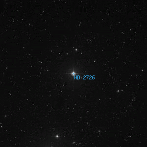 DSS image of HD 2726