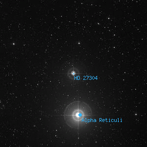 DSS image of HD 27304