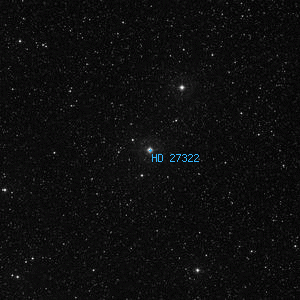DSS image of HD 27322