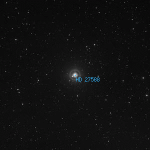 DSS image of HD 27588