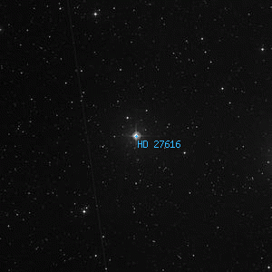 DSS image of HD 27616