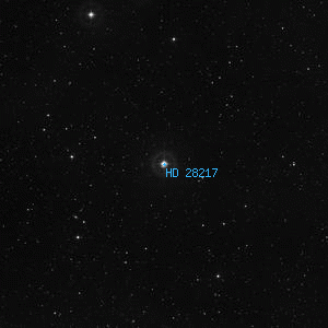 DSS image of HD 28217