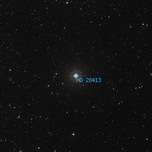 DSS image of HD 28413