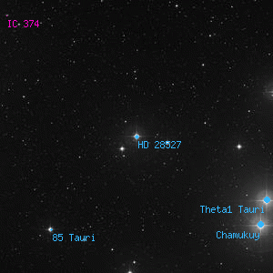 DSS image of HD 28527