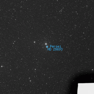 DSS image of HD 28693