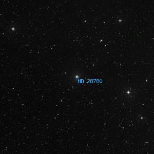DSS image of HD 28780