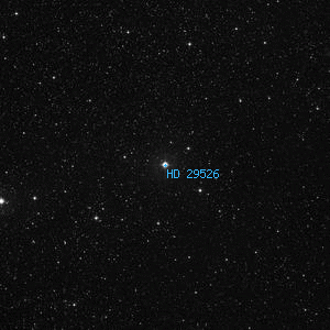 DSS image of HD 29526