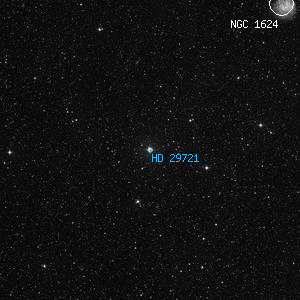 DSS image of HD 29721