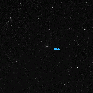 DSS image of HD 30443