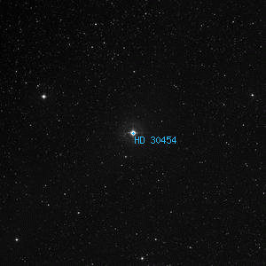 DSS image of HD 30454