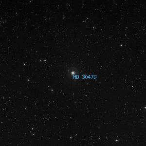 DSS image of HD 30479