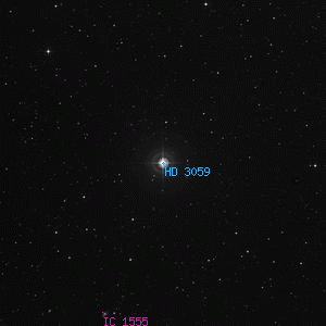 DSS image of HD 3059