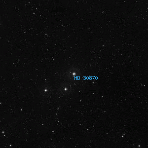 DSS image of HD 30870