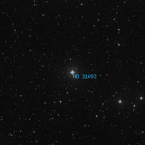 DSS image of HD 31093